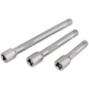 Draper 3PC 1/4DR EXT Bar Set - 16424