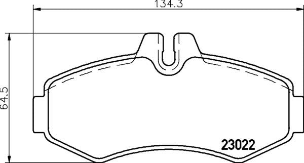 Mintex Brake Pad Set fits -MercedesBenz MDB1967 (also fits other vehicles)