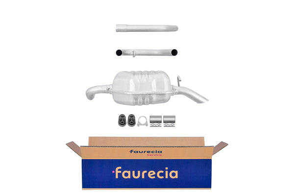 FAURECIA 8LD 366 035-521 Rear Muffler - Easy2Fit® Kit - fits SUZUKI ALTO II