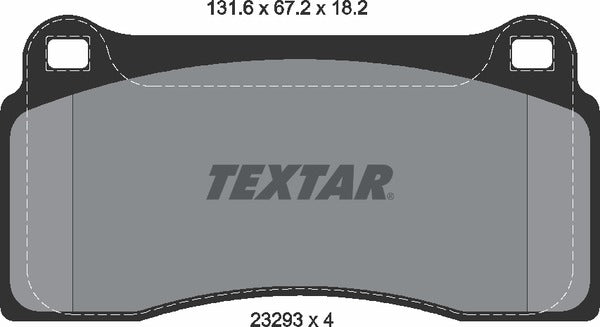 Textar Brake Pad Set - 2329301