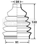 First Line Cv Joint Boot Kit Part No -FCB2386
