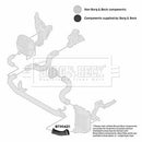 Borg & Beck Turbo Hose Part No -BTH1421