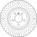 Disctech Brake Disc - Fits Bmw, Mercedes-benz - ABD3433 - Front Axle