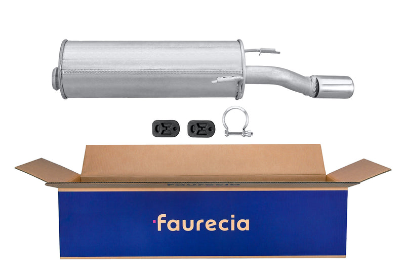 FAURECIA 8LD 366 032-691 Rear Muffler - Easy2Fit® Kit - fits PEUGEOT 407 Coupe