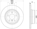 Mintex Brake Discs fits -BMW V322:5 MDC2757C (also fits other vehicles)