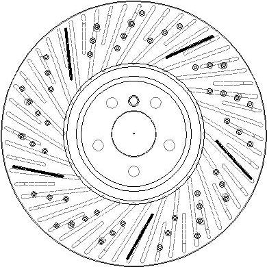 Disctech Brake Disc - Fits Bmw - ABD4070 - Front Axle Left