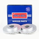 Borg & Beck Brake Disc Pair Part No -BBD4138