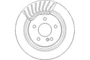 Disctech Brake Disc - Fits Mercedes-benz - ABD3102 - Rear Axle