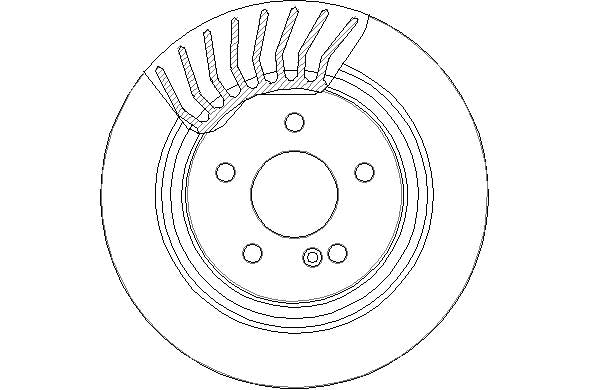 Disctech Brake Disc - Fits Mercedes-benz - ABD3102 - Rear Axle