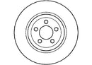 Disctech Brake Disc - Fits Chrysler, Nissan - ABD2348 - Front Axle