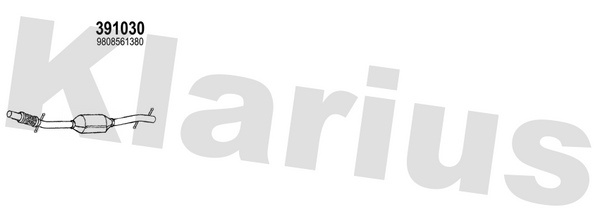 Klarius 391030 - Catalyst Type Approved  - Fits Citroen Dispatch 2.0l