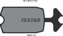 Textar Brake Pad Set - 2020709