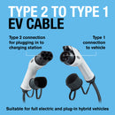 Ring Ev Charge Cable Type2-Type1 32A 5M - RCC13205 - RCC13205