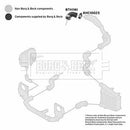 Borg & Beck Turbo Hose Part No -BTH1161