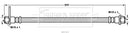 Borg & Beck Brake Hose Part No -BBH7829