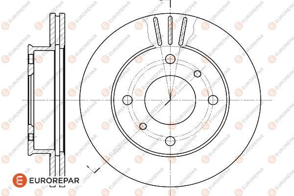 Eurorepar Brake Disc - 1618875980