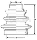 Borg & Beck Drive Shaft Bellow - BCB6208