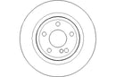 Disctech Brake Disc - Fits Infiniti, Volvo - ABD3211 - Rear Axle