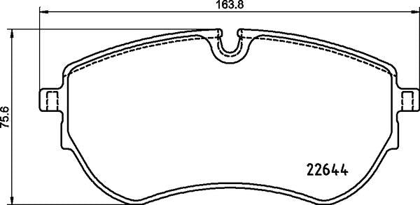 Mintex Brake Pad Set fits -Volkswagen MDB4019 (also fits other vehicles)