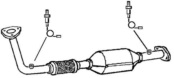 Klarius 321456 - Catalyst Type Approved Withpip  - Fits Opel Vectra 2.2i