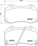 Textar Brake Pad Set - 2552801