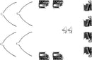 Mintex Brake Fitting Kit fits -Toyota MBA1268 (also fits other vehicles)