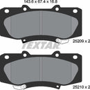 Textar Brake Pad Set - 2520901