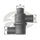 Gates Thermostat, coolant - TH15380