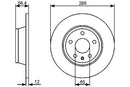 Bosch Brake Disc Pair Part No - 0986479465