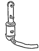 Klarius 323555 - Catalyst Type Approved Withpip  - Fits Fiat 500 0.9