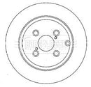Borg & Beck Brake Disc Pair Part No -BBD4380