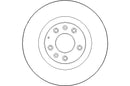 Disctech Brake Disc - Fits Mazda - ABD3071 - Front Axle