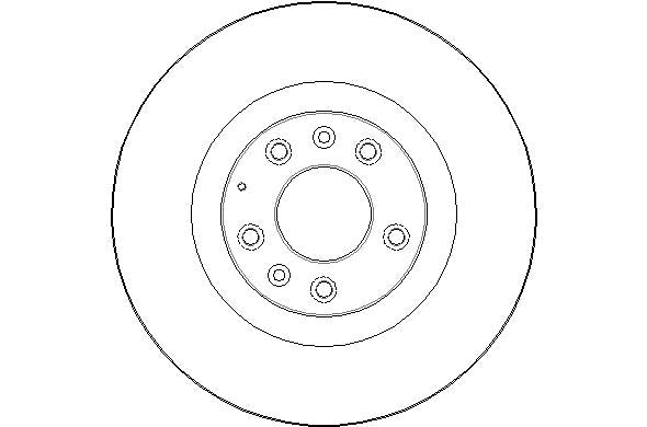 Disctech Brake Disc - Fits Mazda - ABD3071 - Front Axle