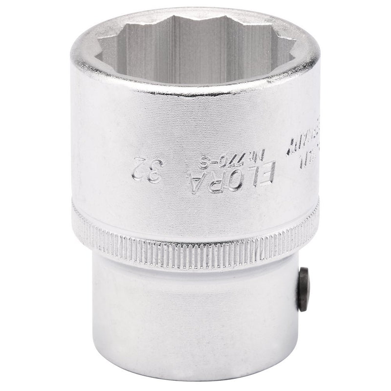 Elora Bi-Hexagon Socket, 3/4" Sq Dr, 32mm