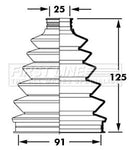 First Line Cv Joint Boot Kit Part No -FCB2377