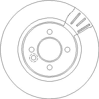 Disctech Brake Disc - Fits Mini - ABD2044 - Front Axle