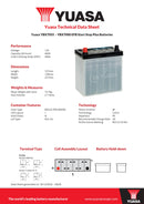 Yuasa YBX7055 EFB Start Stop Plus Batteries - 7055