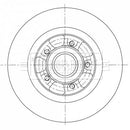 Borg & Beck Brake Disc Single Part No -BBD6069S