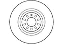 Disctech Brake Disc - Fits Audi, Bmw - ABD2886 - Front Axle