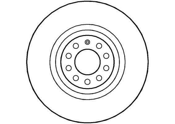 Disctech Brake Disc - Fits Audi, Bmw - ABD2886 - Front Axle