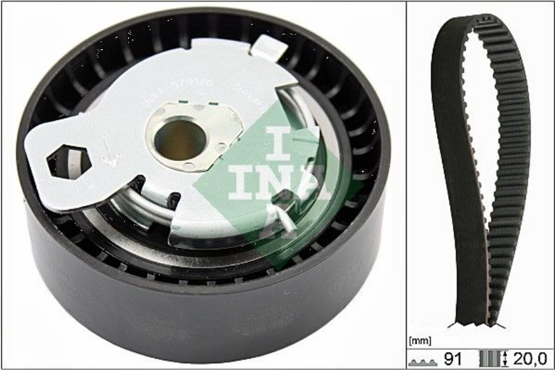 INA Water Pump & Timing Belt Set - - 530037530