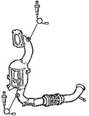 Klarius 325099 - Catalyst Type Approved  - Fits Ford Ecosport 1.0 EcoBoost