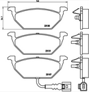 Brembo Brake Pad Set - P85072