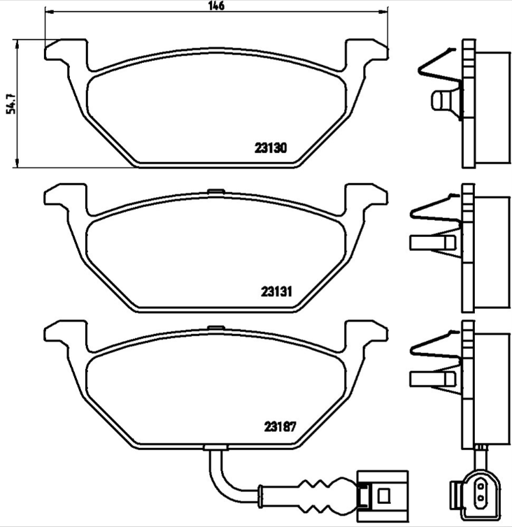 Brembo Brake Pad Set - P85072