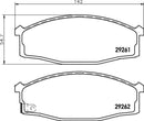 Mintex Brake Pad Set fits -Nissan MDB3064 (also fits other vehicles)