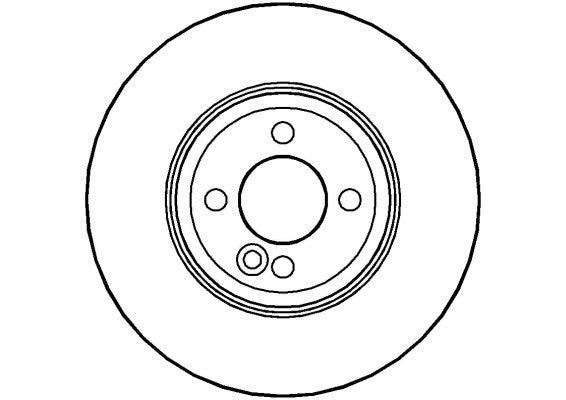 Disctech Brake Disc - Fits Mini - ABD2079 - Front Axle