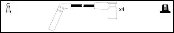 ElectroSpark Ignition Lead Set - OEK718