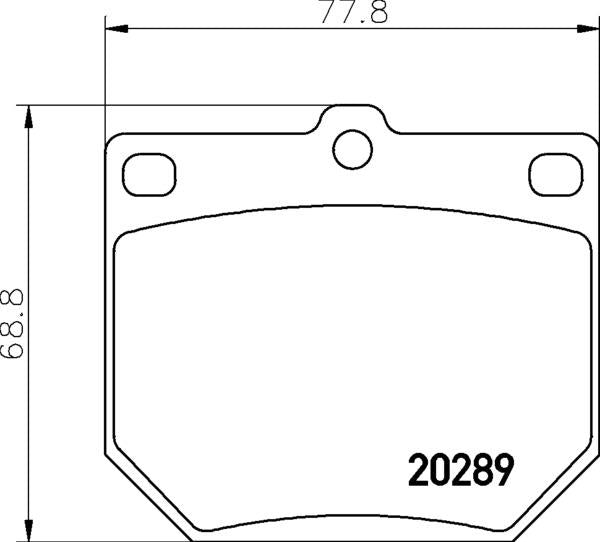 Mintex Brake Pad Set fits -Nissan Toyota MDB1054 (also fits other vehicles)