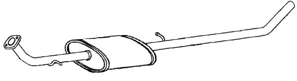 Klarius GM772Q - Box With Centre Pipe  - Fits Chevrolet TRAX 1.6