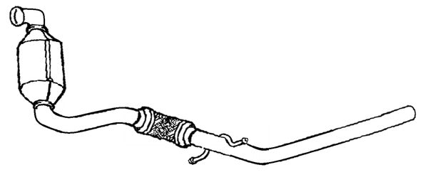 Klarius 325315 - Catalyst Type Approved  - Fits Audi A1 1.0l CAT